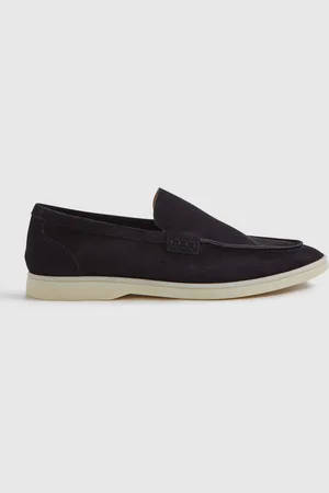 Reiss Kason Suede Slip-On Loafers