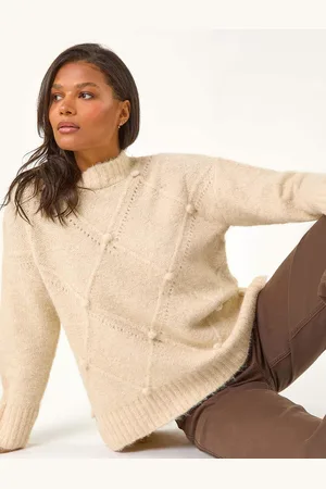 Roman Boucle Diamond Stitch Jumper40
