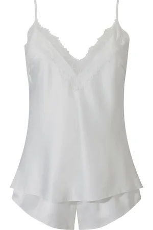 Ann Summers Cerise Cami-pyjamassæt med blonder og SatinM
