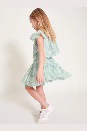 Monsoon Thea Sequin Lace Skirt9 - 10 år (134 - 140cm)