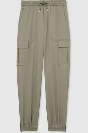 Reiss Haven Cotton Drawstring Cargo Trousers30r