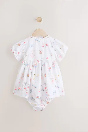 Next Baby Woven Dress and Bloomer Knickers Set (0mths-2yrs)9 - 12 måneder (74 - 80cm)