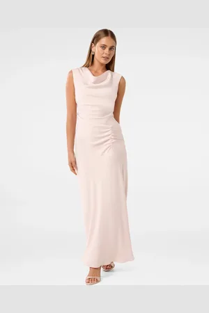 Forever New Ava Draped Satin Maxi Dress42