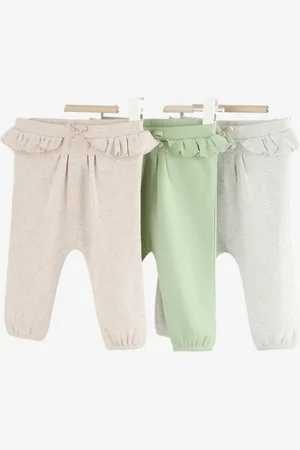 Next Baby 100% Cotton Leggings 3 PackUp to 1 Month (56cm)