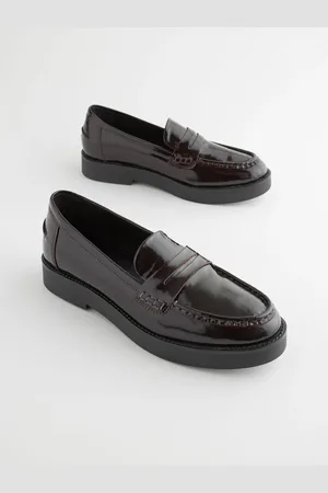 Next Forever Comfort Chunky Loafers i læder