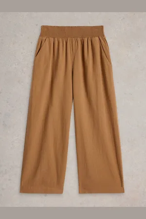 White Stuff Shelly Linen Blend Culotte Trousers50