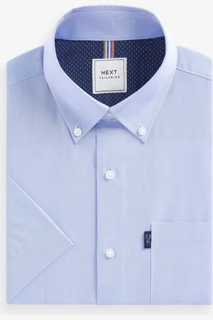 Next Short Sleeve Easy Iron Button Down Oxford ShirtL