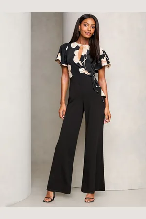 Lipsy London 2 in 1 Flutter Sleeve Jumpsuit34
