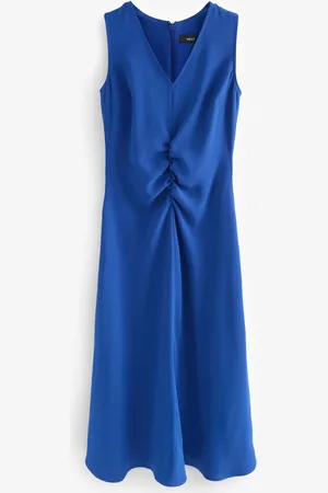 Next Ærmeløs Ruched Midi Kjole52