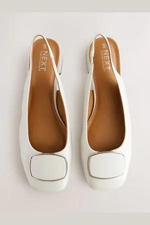 Next Forever Comfort Square Toe Hardware Detail Slingbackseu42