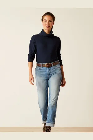 Ariat Slim Blue High Rise Bridle Straight Leg Jeans30 R