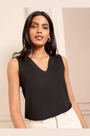 Love & Roses V-Neck Jersey Vest