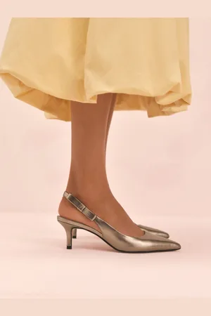 Next Tabitha Simmons Dela Leather Slingback Point Heels