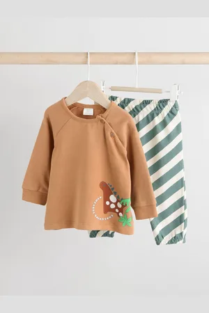 Next Baby Dino 100% Cotton Top and Trousers SetUp to 1 Month (56cm)