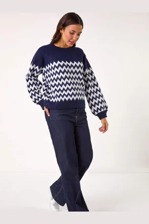 Roman Zig Zag Knitted Jumper38