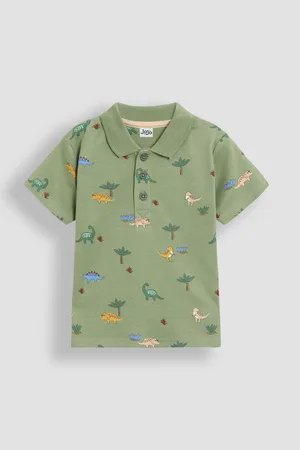JoJo Maman Bébé Printed Polo Shirt98104cm
