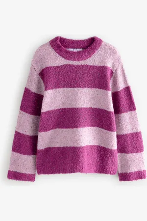 Next Boucle Knitted Crew Neck Jumper with WoolM Reg