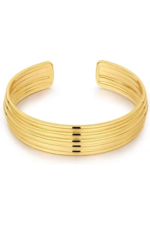 Luv AJ The Ridged Positano Cuff Braceleten