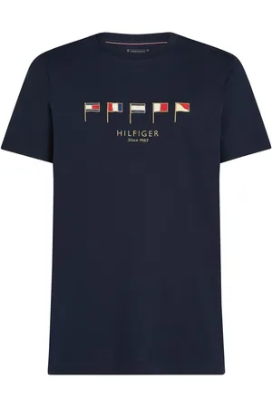 Tommy Hilfiger Hilfiger Multi Flags 100% Cotton T-Shirtlarge