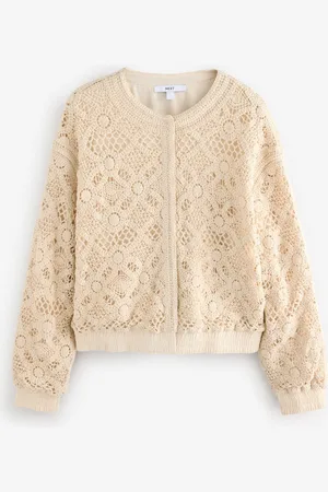 Next Crochet Bomber Jacket CardiganS Reg