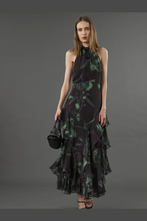 Religion Taylor Maxi Dress With Full Frill Skirt38