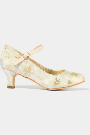 Joe Browns Jacquard Floral Print Occasion Shoeseu37