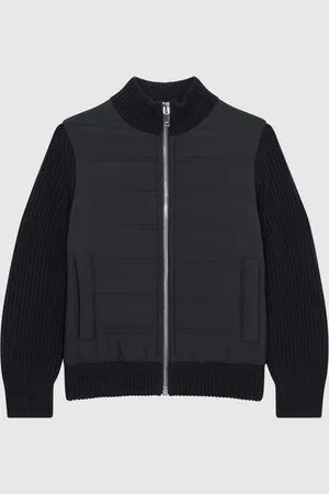 Reiss Trainer Hybrid Zip Through Vatteret jakke116122cm