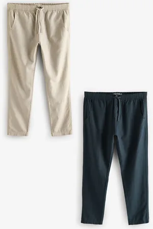 Next Hør Bomuld Elastiske Bukser 2 Pakke32B x 31L (UK 32 R)