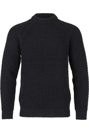 CELTIC & CO. Herre Cream Vaflet Stitch Crew TrøjeM
