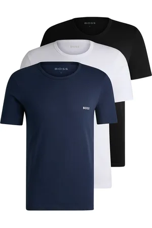HUGO BOSS Classic Crew Neck 100% Cotton T-Shirts 3 PackM