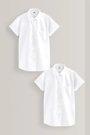 Next 2 Pack Kortærmet skoleskjorter (3-18år)11 år (146cm)