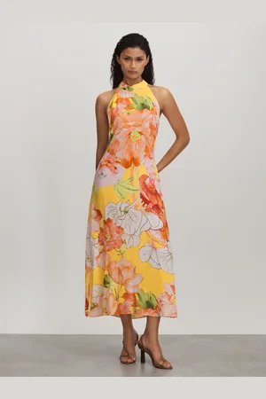 RAISHMA Silk Halterneck Midi Kjole40