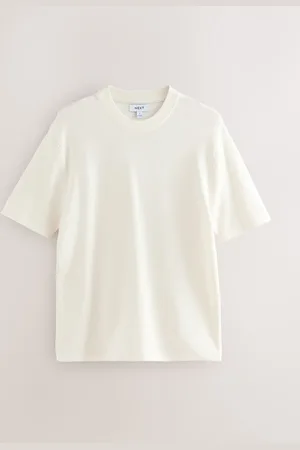 Next Normal pasform Bomuld Rich Textured Knit Crew T-shirtSmall