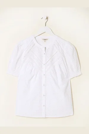 Fat Face FatFace Broderie Blouse44