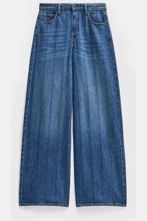 Hush Puppies Stripe Wide Leg Jeans34 S