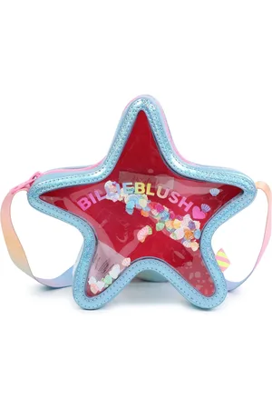 Billieblush Pink Multicolour Star Sequin Logo Cross-Body Bagen
