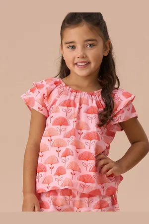 Angel & Rocket Carman Fan Floral Print Blouse6 år (116cm)
