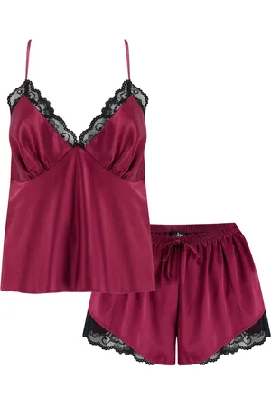 Pour Moi Dusk Satin Lace Trim Cami and Shorts Set44