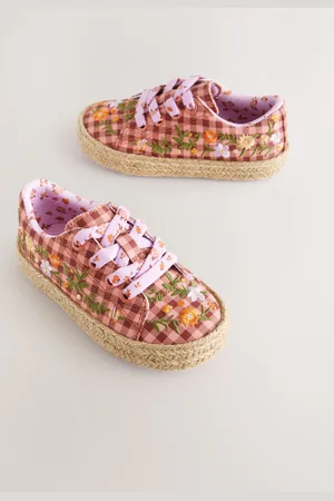 Next Embroidered Lace-Up Trainersuk8eu255