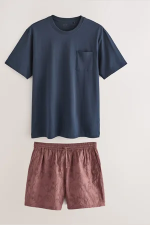 Next Embroidered Woven 100% Cotton Short Pyjamas Set3X-Large
