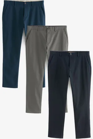 Next Slanke Stræk Chinos-bukser 3 Pakke34B x 31L (UK 34 R)