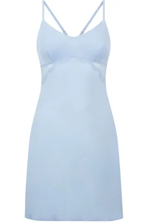 Hunkemöller Hunkemöller Blue Jersey Slip Dressxlarge