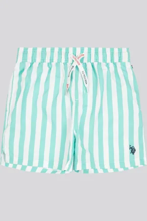 U.S. Polo Assn. U. S. Polo Assn. Boys Stripe Swim Shorts166168cm