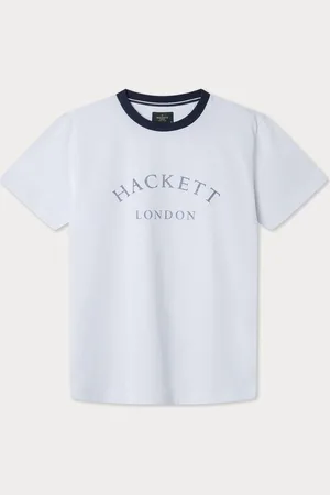 Hackett London Men Blue 100% Cotton T-Shirtxxxlarge