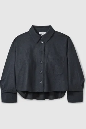 Reiss Lenny Afkortet Flannel Skjorter36