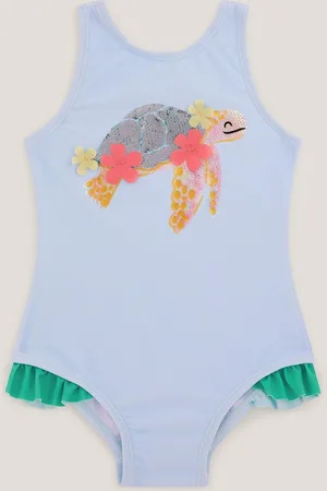 Monsoon Baby Turtle Applique Swimsuit7480cm