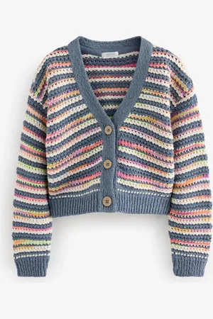 Next V-Neck 100% Cotton Cardigan (3-16yrs)10 år (140cm)