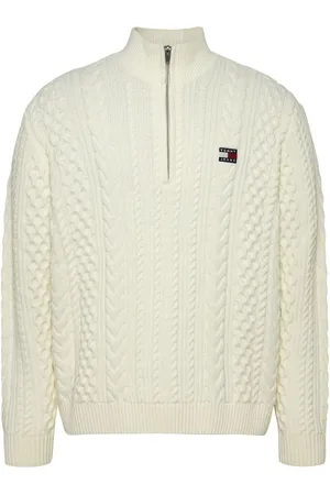 Tommy Hilfiger 100% Cotton Regular Cable Zip Through JumperS