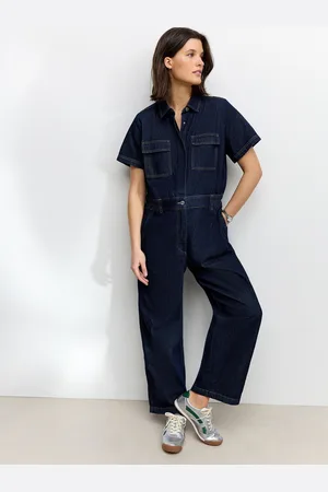 Next 100% Cotton Maternity Denim Boilersuit38