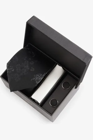 Next Silk Slips, Lommeklud og Manchetknapper GaveæskesætEN